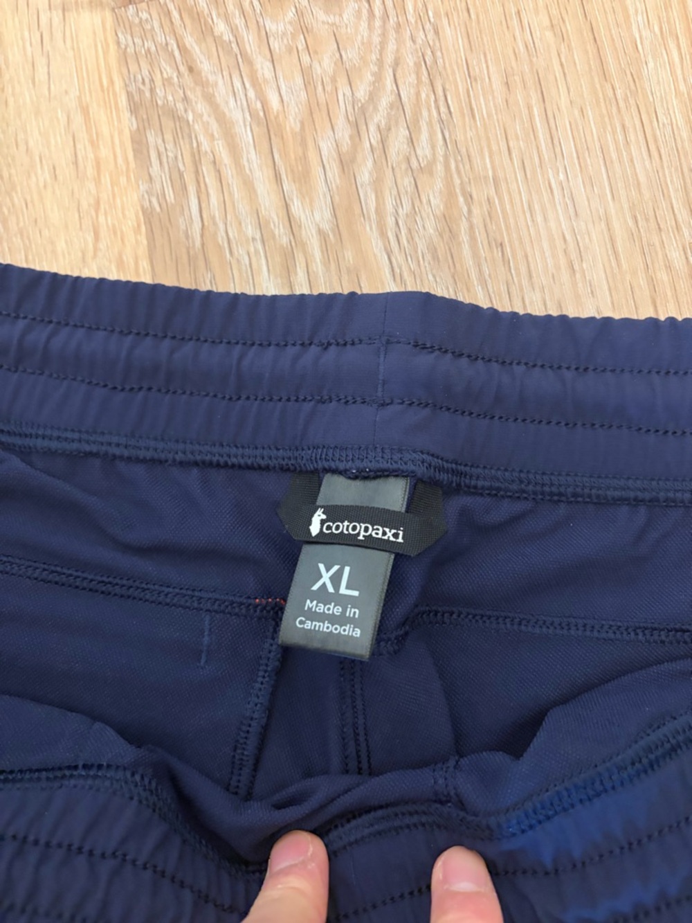 Cotopaxi Subo Pants XL Navy Blue Lightweight Bungee Cuff Hiking Travel Outdoor - Picture 6 of 7
